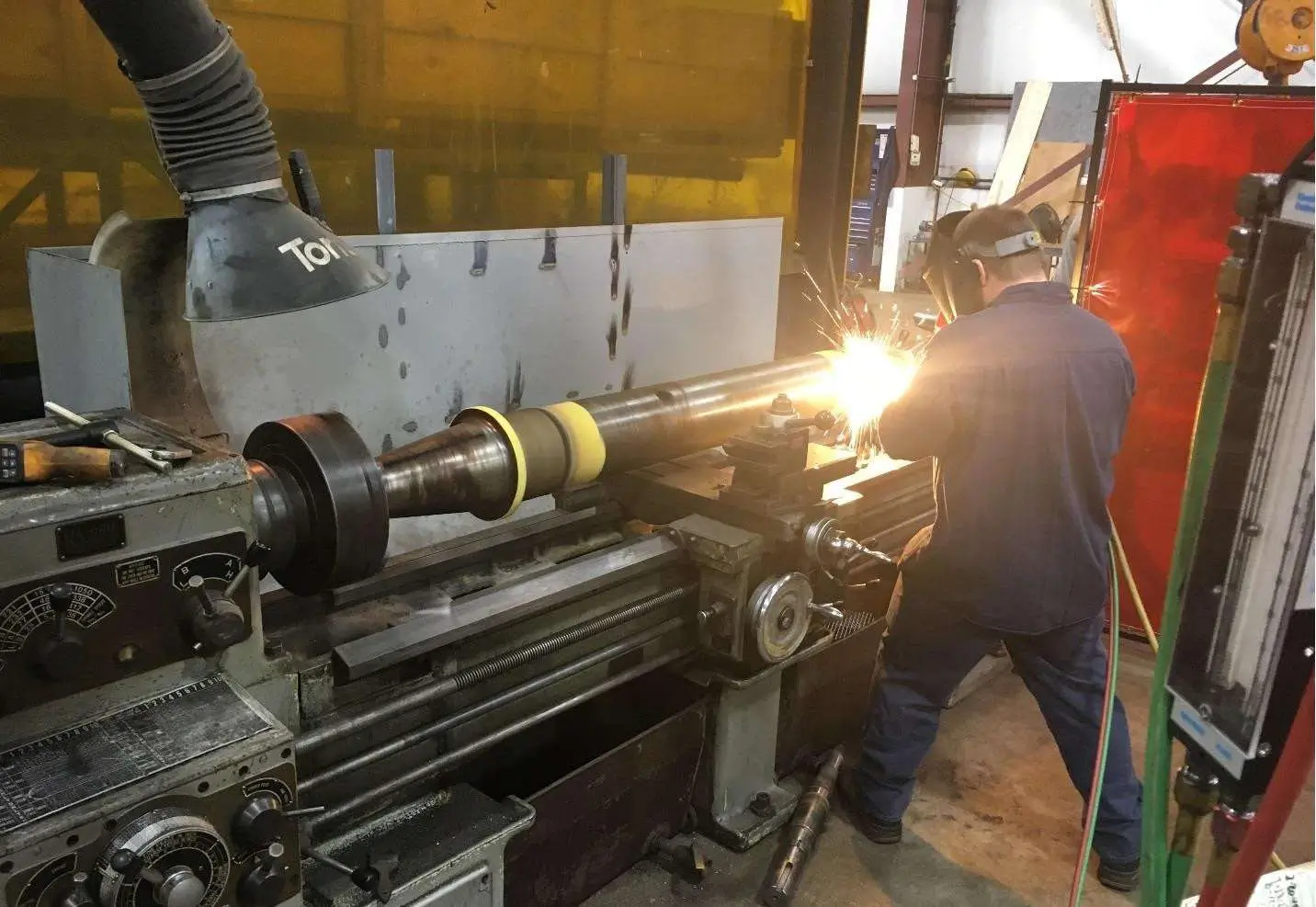 APO technician at work